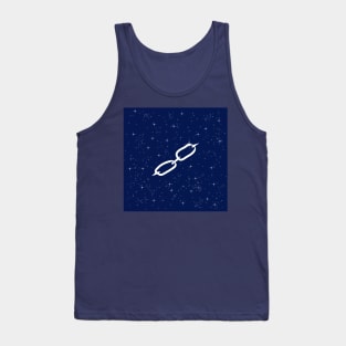 Chain, link, connection, team, technology, light, universe, cosmos, galaxy, shine, concept Tank Top